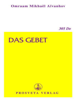 cover image of Das Gebet
